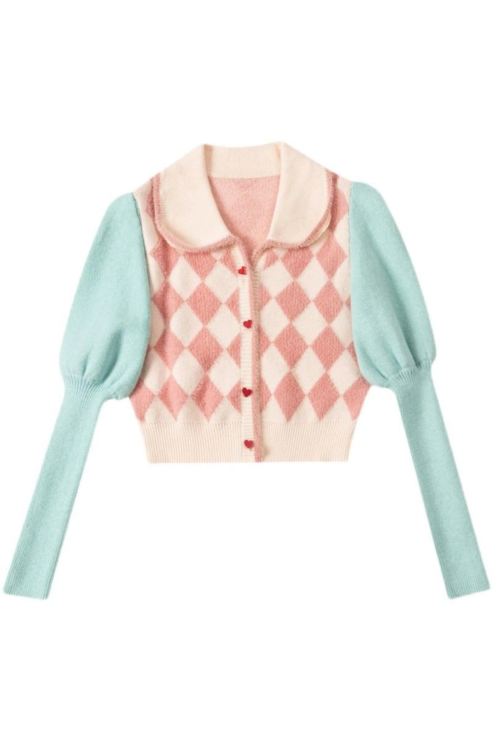Cardigan Crop Preppy Autunnale: Eleganza Casual, Perfetta per un Look alla Moda, con un Tocco Italiano.